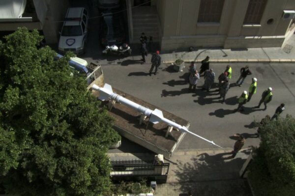 Arriving at the Haigazian University in Kantari, Beirut